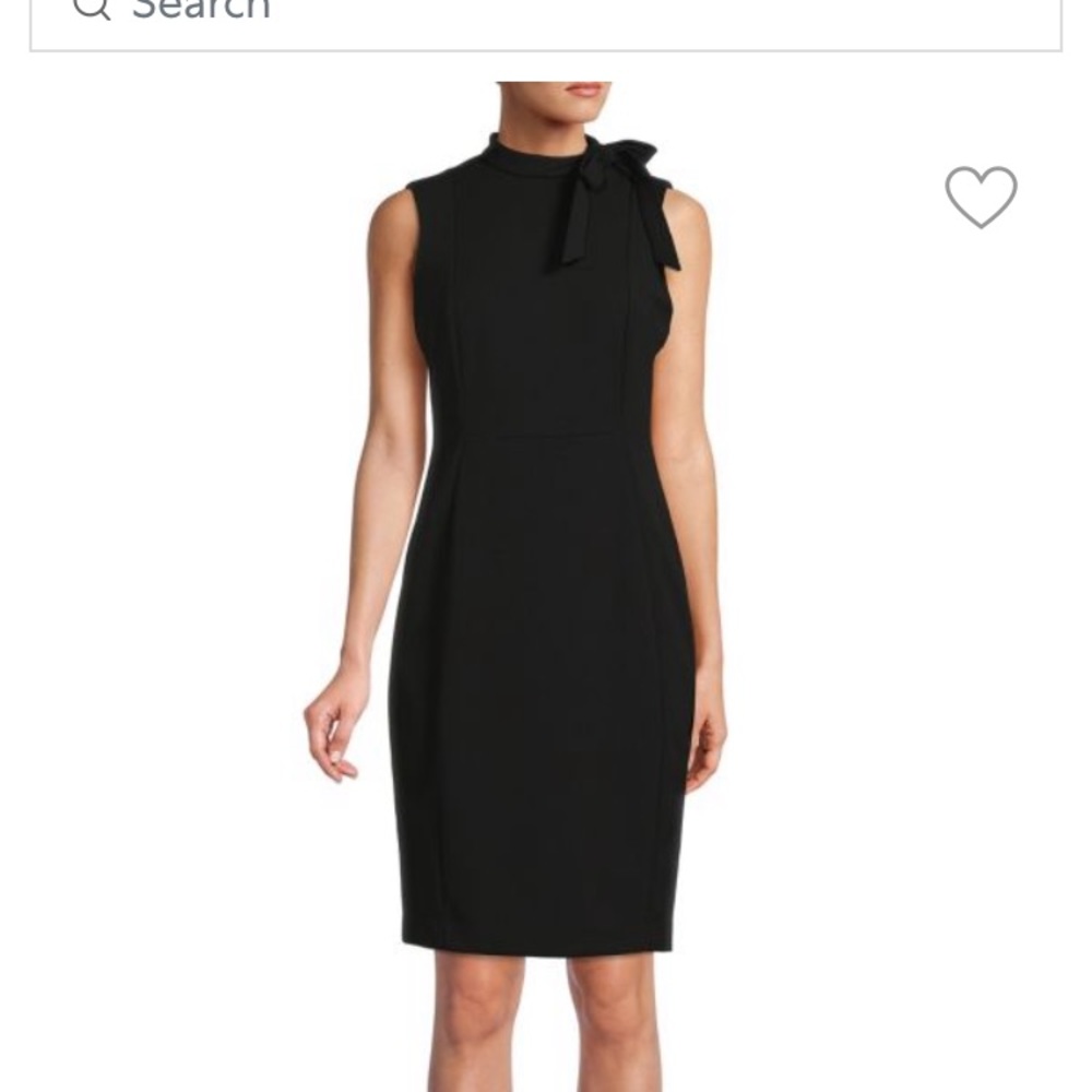 Black Calvin Klein midis dress